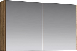 Aqwella Зеркало-шкаф для ванной  Mobi 100 дуб балтийский – фотография-1